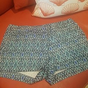 H&M Multi Blue Print Shorts